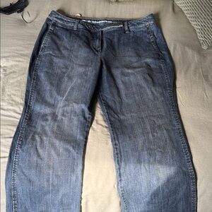 Lands' End Women's Classic Indigo Straight Leg Jeans